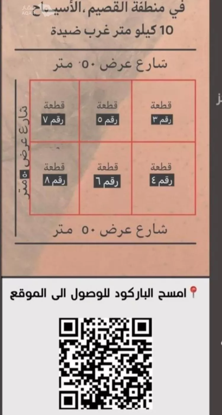 أرض للبيع في السعيرة ، الاسياح 2