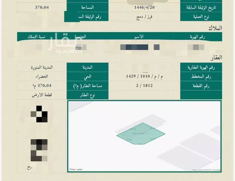 أرض للبيع في حي الخضراء, مدينة المدينة المنورة, منطقة المدينة المنورة