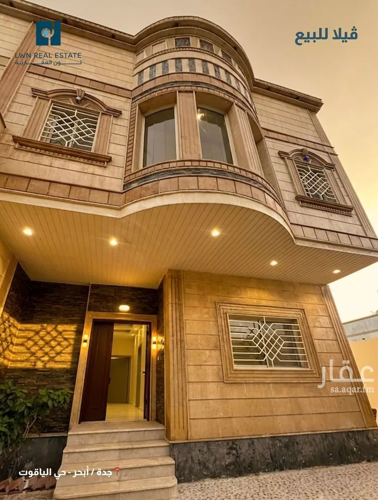 فيلا للبيع في شارع جبل فرقان, حي الياقوت, مدينة جدة, منطقة مكة المكرمة
