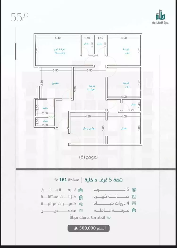 شقة للبيع في شارع النبأ, حي حكومي1, مدينة جدة, منطقة مكة المكرمة صورة 5