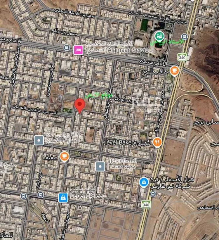 أرض للبيع في شارع قيس ابن عمرو ابن لبيد, حي الدفاع, مدينة المدينة المنورة, منطقة المدينة المنورة