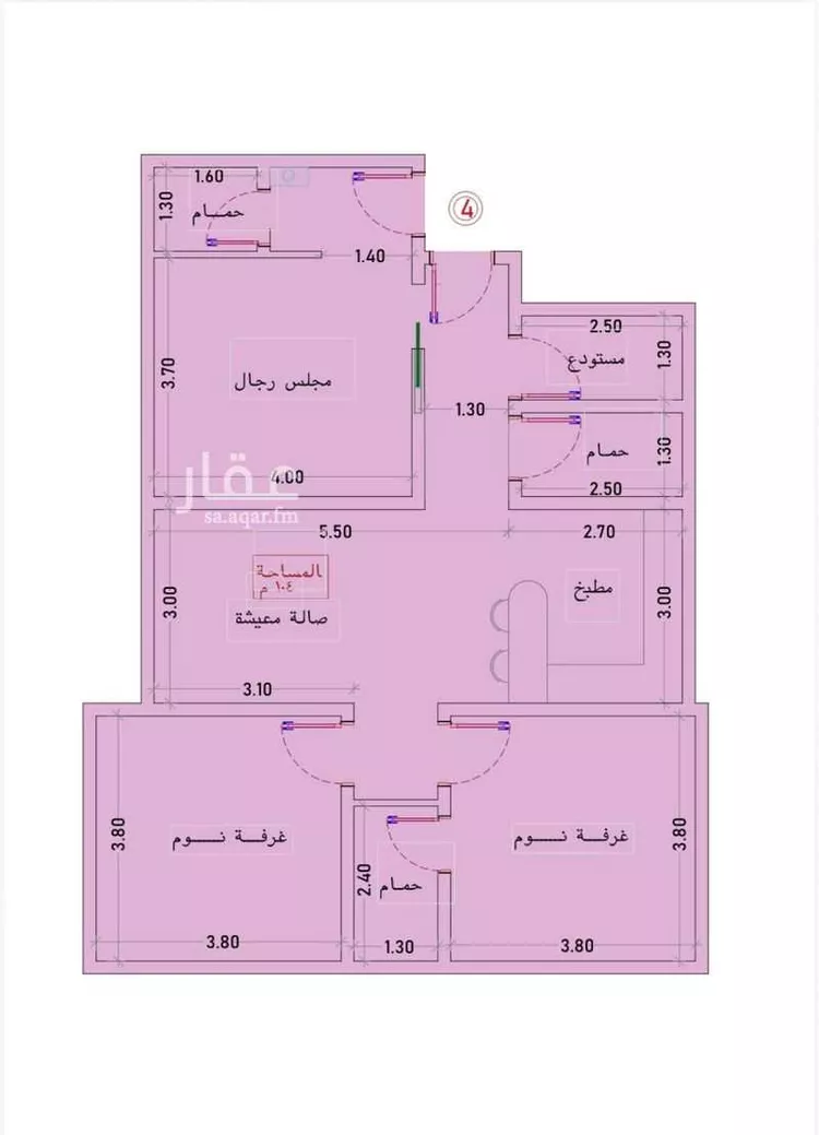 شقة للبيع في شارع زيد بن عاصم الانصاري, حي حكومي1, مدينة جدة, منطقة مكة المكرمة صورة 4