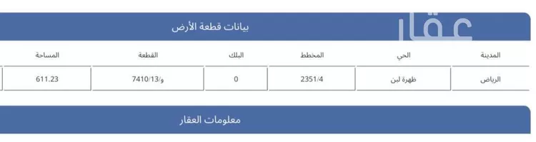 Land for Sale in Riyadh Dhahrat Laban صورة 3