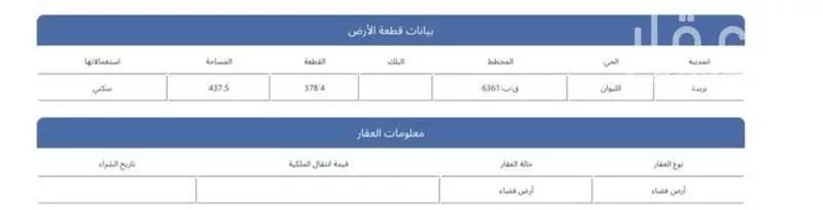 أرض للبيع في شارع المفرق وكمب الطرق 2065 ، القرعاء ، بريدة صورة 2