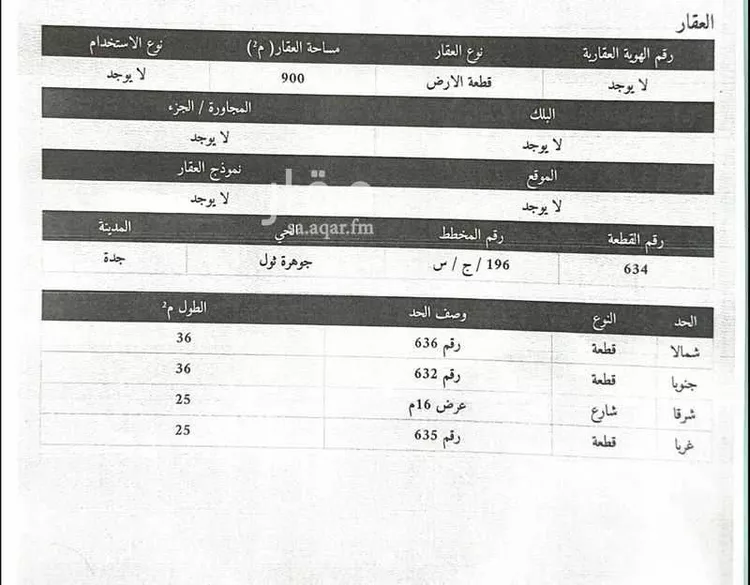 أرض للبيع في حي جوهرة ثول, مدينة ثول, منطقة مكة المكرمة