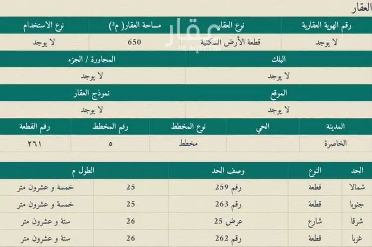 أرض للبيع في شارع طريق مكة المكرمة, مدينة الخاصره, منطقة الرياض