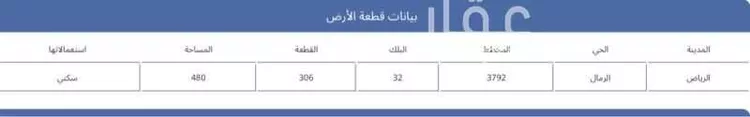 أرض للبيع في حي الرمال, مدينة الرياض, منطقة الرياض صورة 2