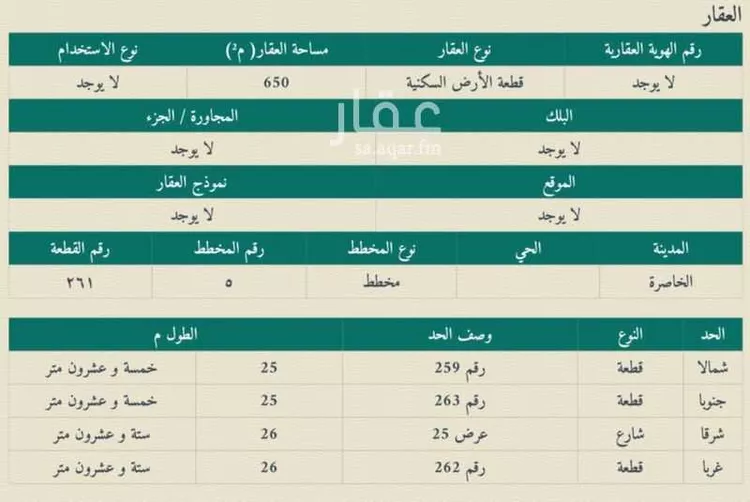 أرض للبيع في شارع طريق مكة المكرمة, مدينة الخاصره, منطقة الرياض