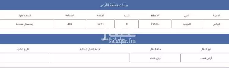 أرض للبيع في شارع أبي عروة, حي المهدية, مدينة الرياض, منطقة الرياض