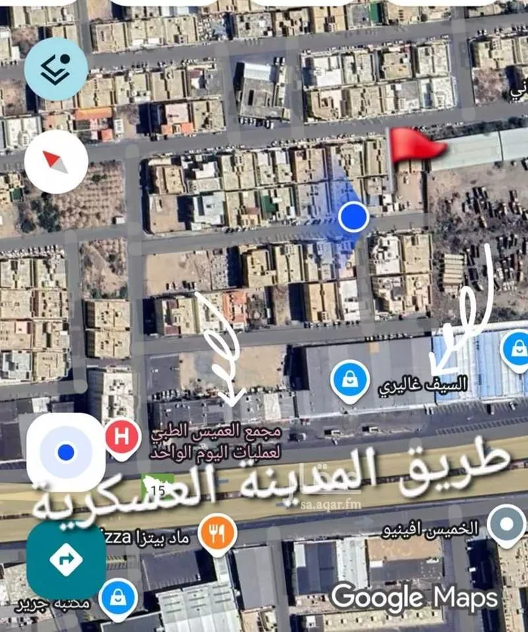 أرض للبيع في شارع اسماعيل بن ابي اليسر, حي الوقبة, مدينة خميس مشيط, منطقة عسير