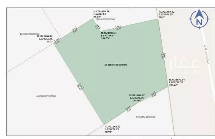 أرض للبيع في شارع المالكي, حي سلطانة, مدينة الرياض, منطقة الرياض صورة 2