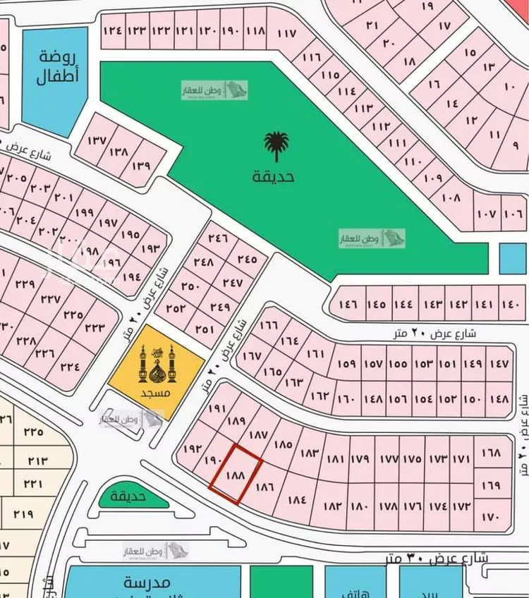 أرض للبيع في شارع جبل المشقر, حي الصقور, مدينة الاحساء, المنطقة الشرقية