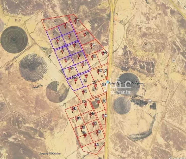 أرض للبيع في حي مزارع الداهنه (القويطير الادني), مدينة مزارع الداهنه (القويطير الادني), منطقة الرياض