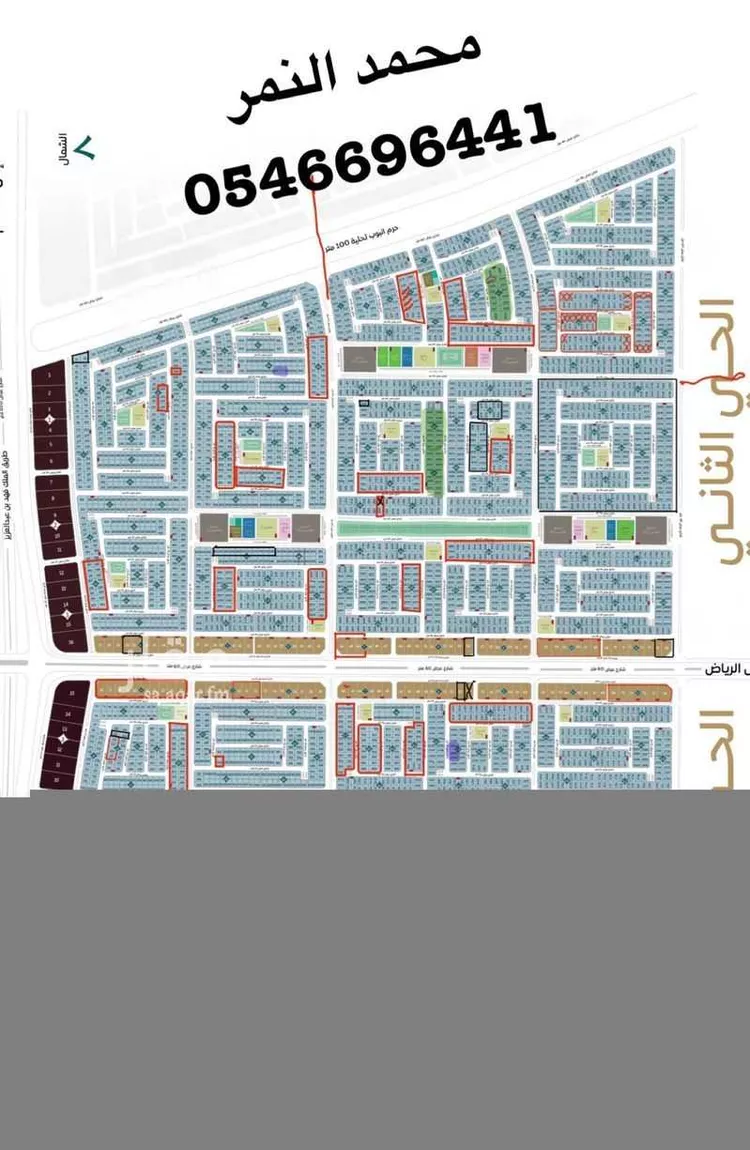 أرض للبيع في شارع العدل الواعظ, حي المطار, مدينة الدمام, المنطقة الشرقية صورة 4