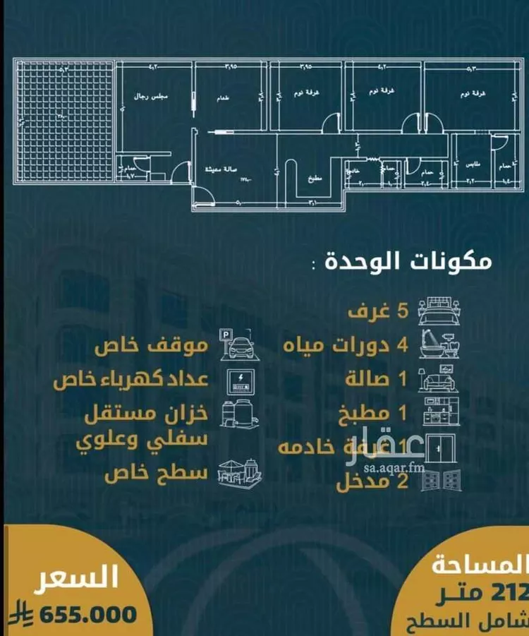 شقة للبيع في شارع شهيد الدين ثم الوطن محمد عب, حي الصواري, مدينة جدة, منطقة مكة المكرمة