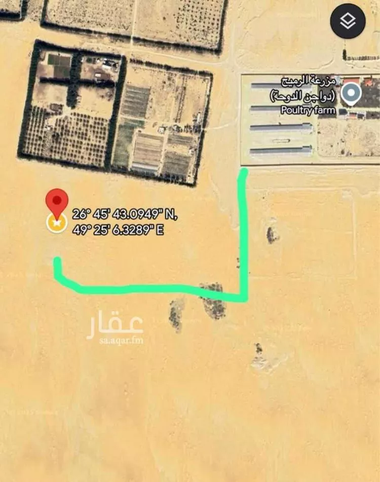 مزرعة للبيع في شارع طفيح, مدينة الجبيل, المنطقة الشرقية صورة 2