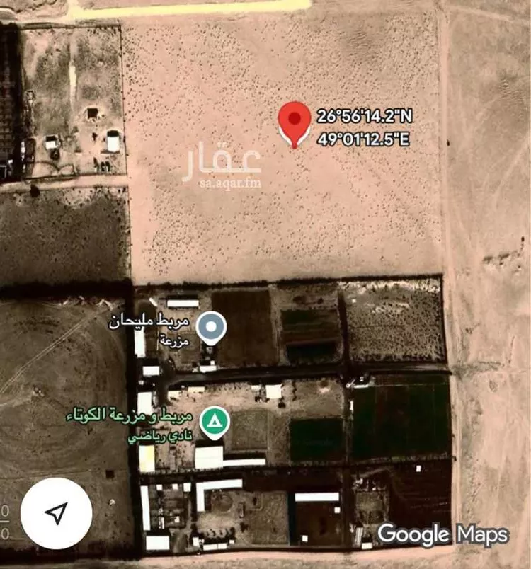 مزرعة للبيع في شارع غرب معمل الفاضلي , حي الحناه, مدينة الحناه, المنطقة الشرقية