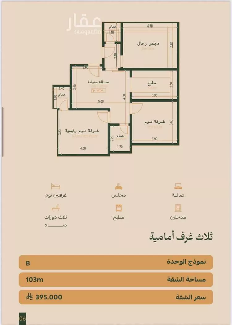 شقة للبيع في شارع إبن إسحاق, حي الفيصلية, مدينة جدة, منطقة مكة المكرمة صورة 3