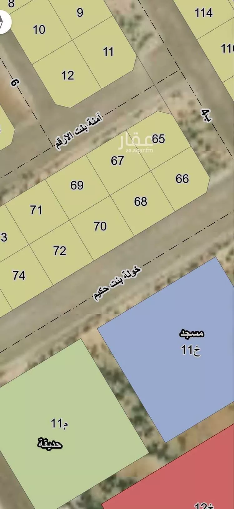 أرض للبيع في شارع 33266, حي حي قرطبة - بقيق, مدينة بقيق, المنطقة الشرقية صورة 2