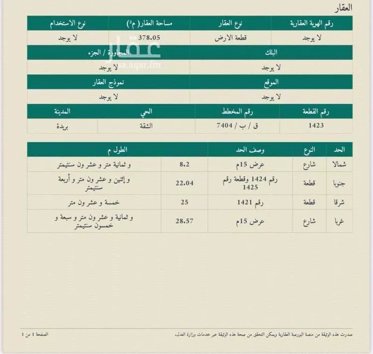 أرض للبيع في بريدة ، بريدة