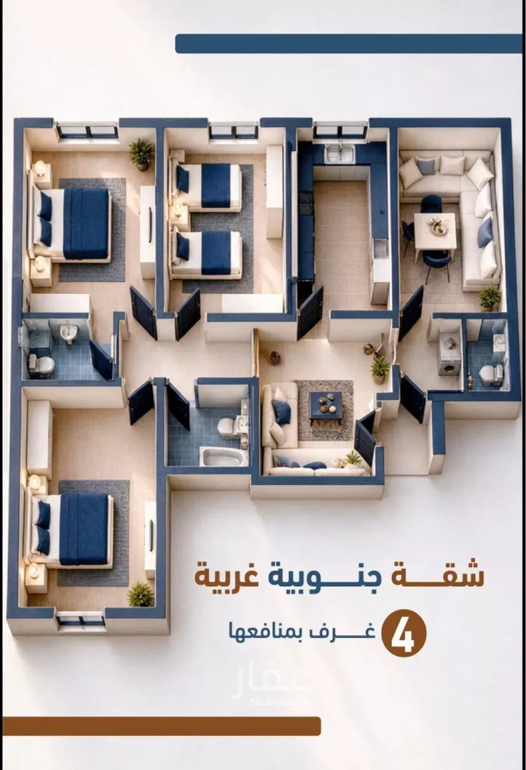 شقة للبيع في شارع ابراهيم بن كنيف, حي السلامة, مدينة جدة, منطقة مكة المكرمة 7