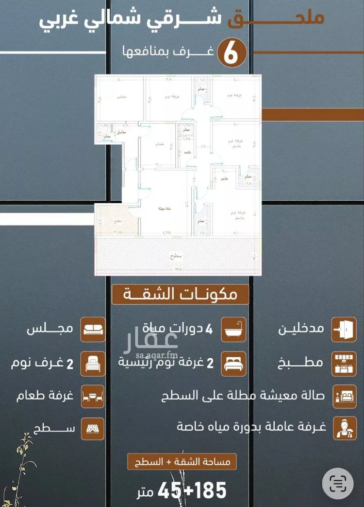 شقة للبيع في شارع ابراهيم بن كنيف, حي السلامة, مدينة جدة, منطقة مكة المكرمة