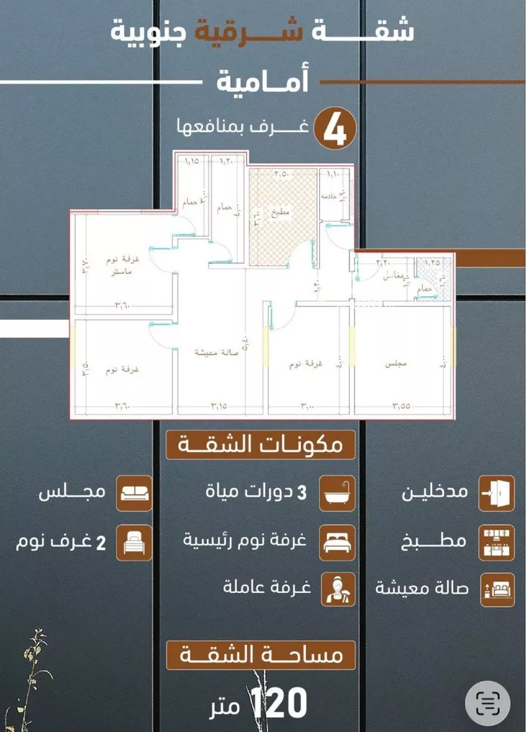 شقة للبيع في شارع ابراهيم بن كنيف, حي السلامة, مدينة جدة, منطقة مكة المكرمة صورة 4