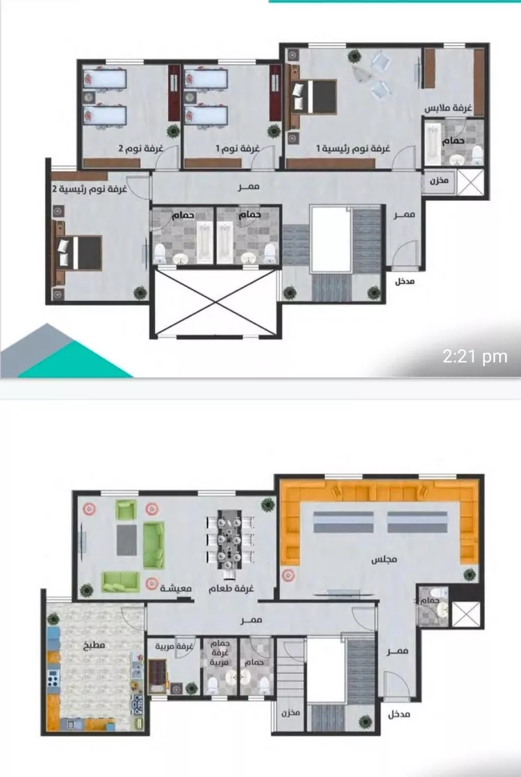 شقة للإيجار في شارع أطلال, حي الأمير عبدالمجيد, مدينة جدة, منطقة مكة المكرمة صورة 2