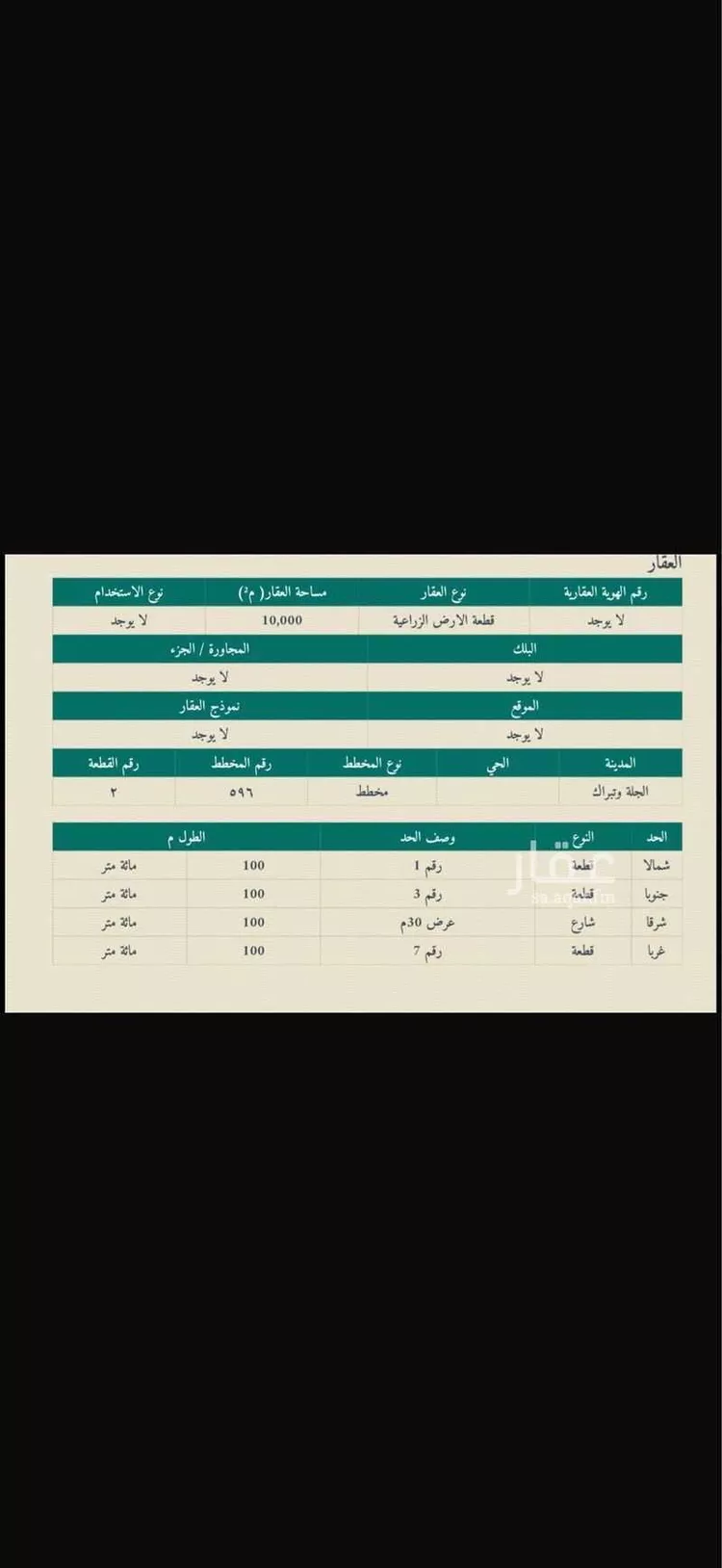 أرض للبيع في حي الكلاء ومزارعها, مدينة الكلاء ومزارعها, منطقة الرياض