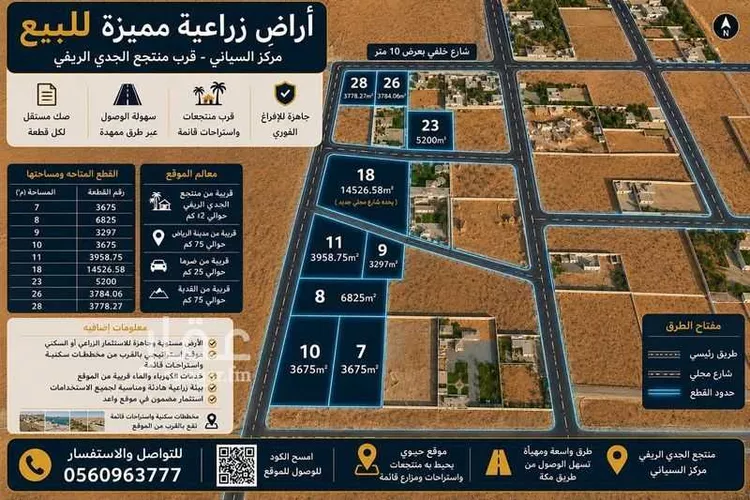 مزرعة للبيع في ضرما