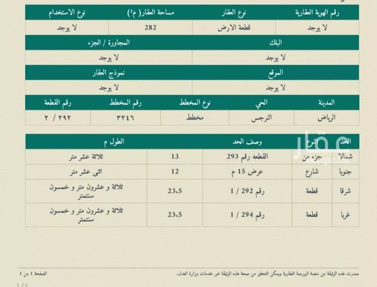 أرض للبيع في شارع الشعيفان, حي النرجس, مدينة الرياض, منطقة الرياض صورة 2