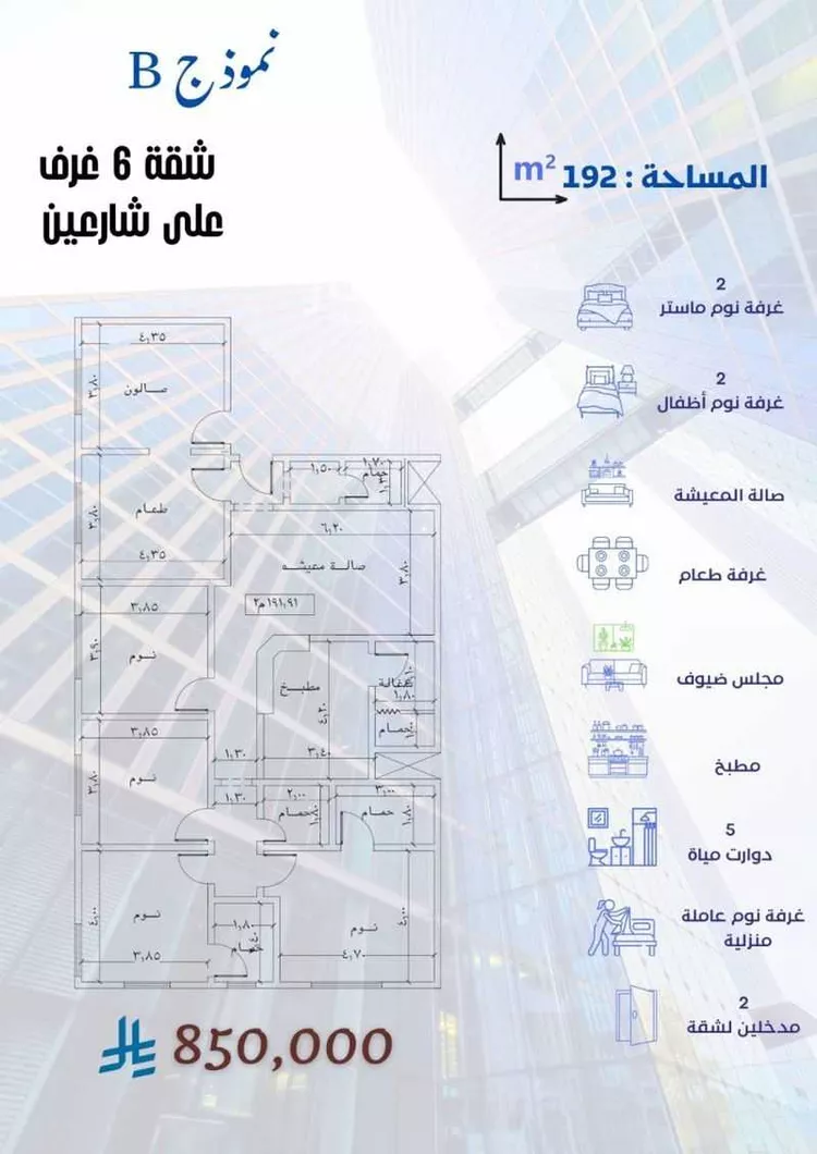 شقة للبيع في شارع إبن حمزه, حي الفيصلية, مدينة جدة, منطقة مكة المكرمة صورة 3