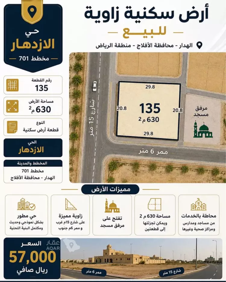Land for Sale in As Sulayyil Az Zahrah