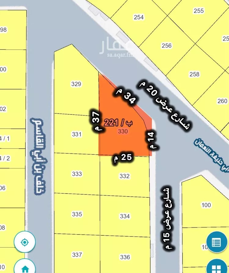 أرض للبيع في شارع ابي البقاء الازجي, حي الصواري, مدينة جدة, منطقة مكة المكرمة صورة 2