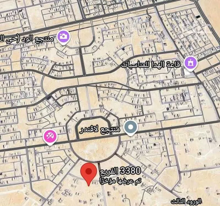أرض للبيع في شارع الفريع, حي الورود الثالث, مدينة الاحساء, المنطقة الشرقية