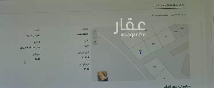 Land for Rent in Khamis Mushait Al Wahah
