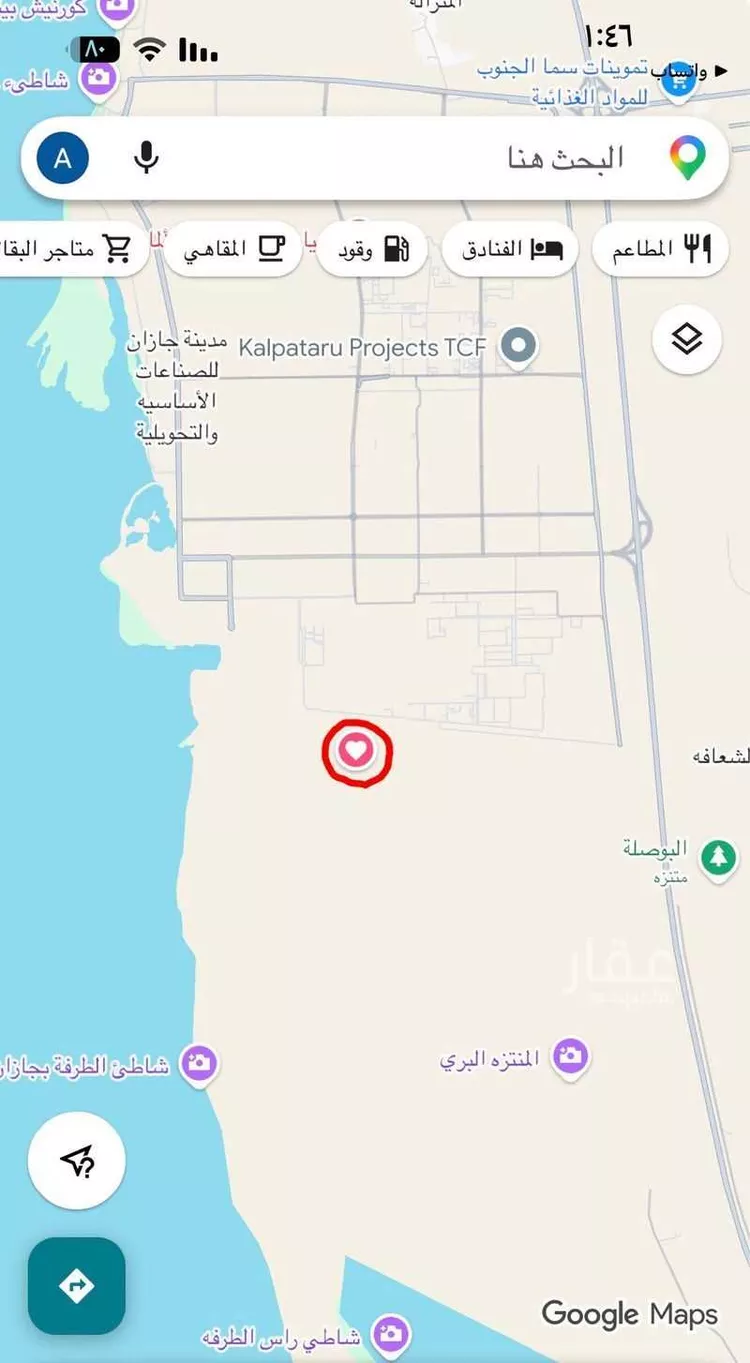 أرض للبيع في مدينة جازان للصناعات الأساسيه والتحويلية ، بيش صورة 4