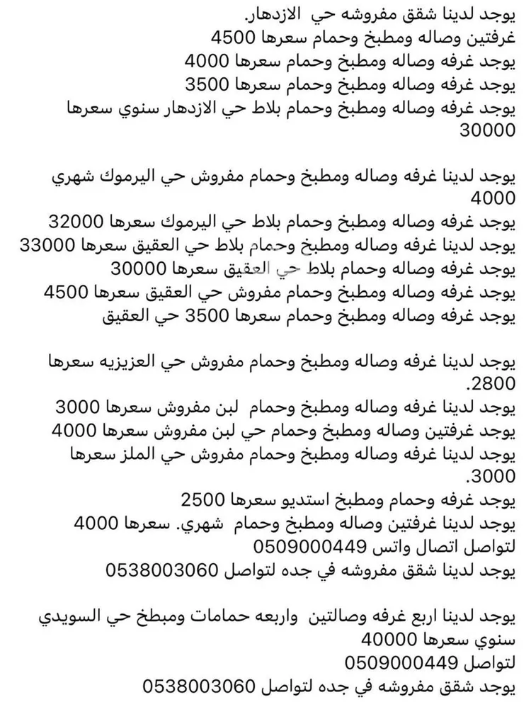 شقة للإيجار في شارع سبتة, حي ظهرة لبن, مدينة الرياض, منطقة الرياض 7