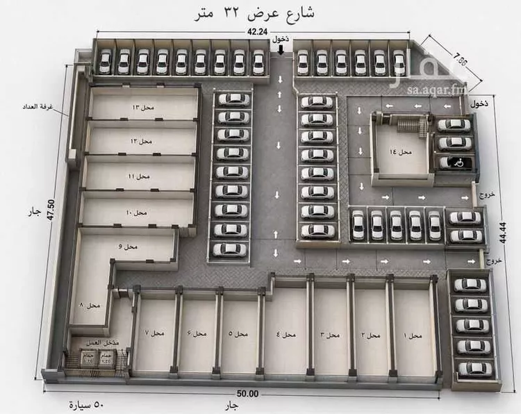 محل للإيجار في شارع ابو سعيد المكي, حي الصواري, مدينة جدة, منطقة مكة المكرمة 7