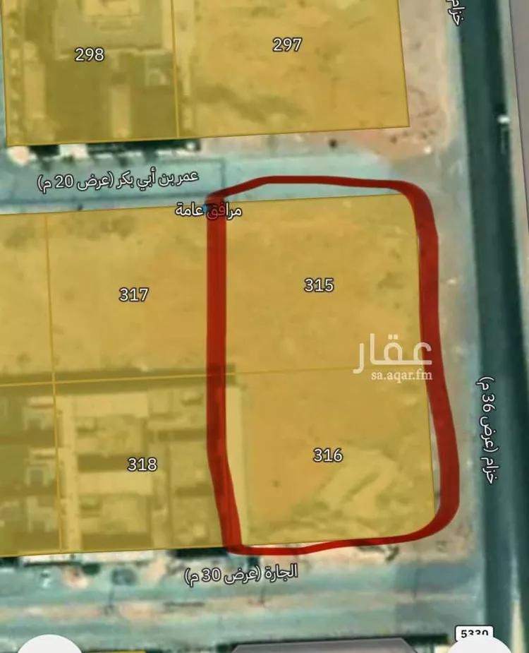 أرض للبيع في شارع خزام, حي الرمال, مدينة الرياض, منطقة الرياض صورة 2