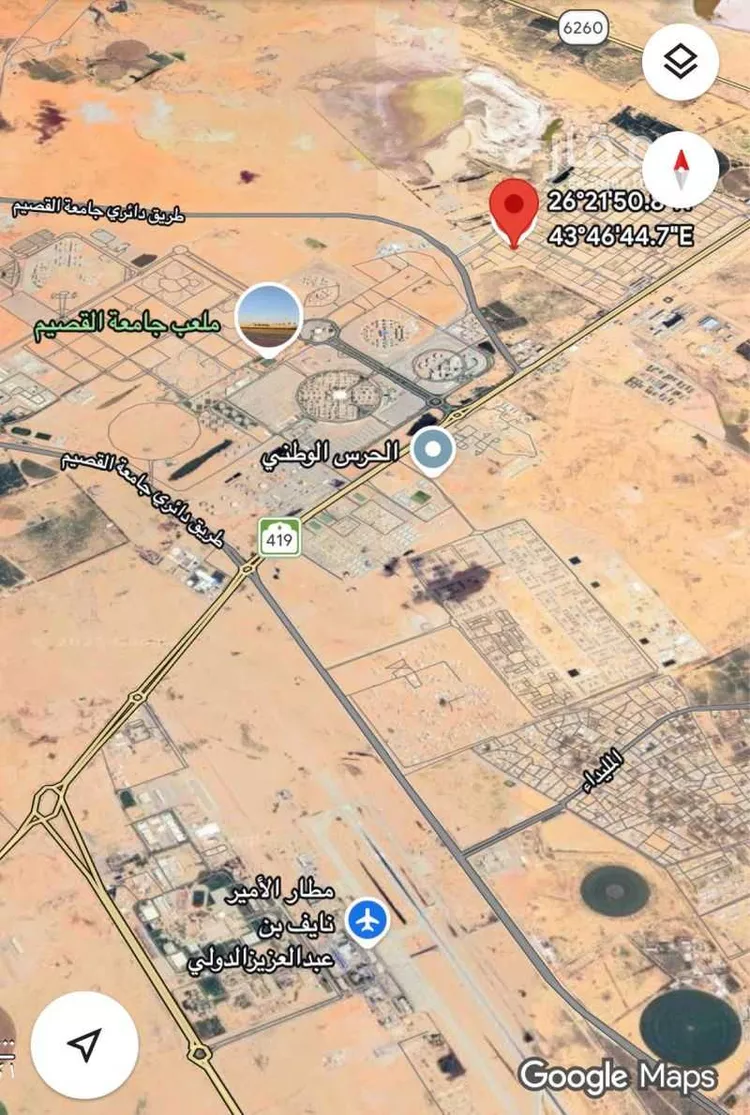 أرض للبيع في شارع المفرق وكمب الطرق 2141, حي الليوان, مدينة بريدة, منطقة القصيم صورة 3