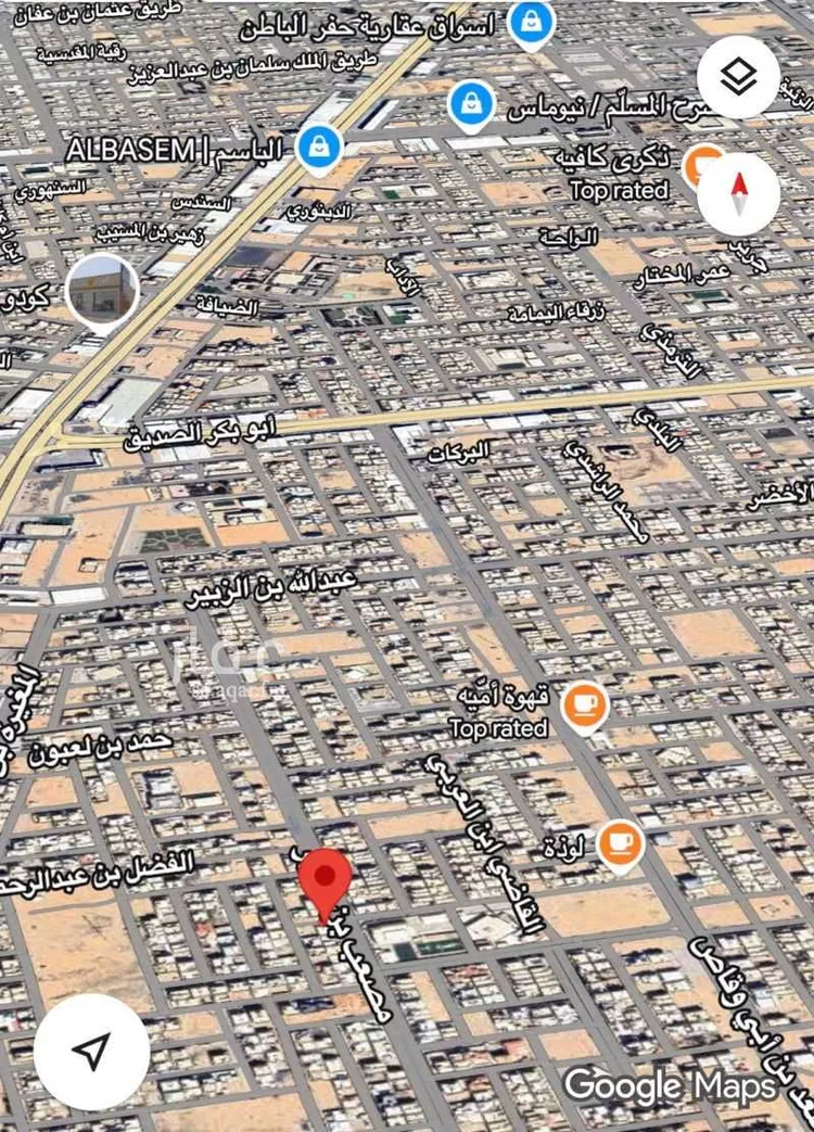 أرض للبيع في شارع سعد بن ابي وقاص, حي المحمدية, مدينة حفر الباطن, المنطقة الشرقية صورة 5