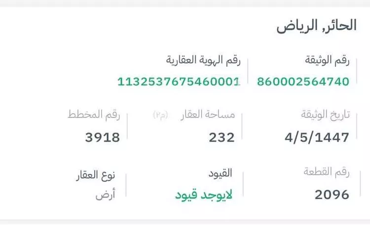 أرض للبيع في شارع 26430349, حي الحائر, مدينة الرياض, منطقة الرياض