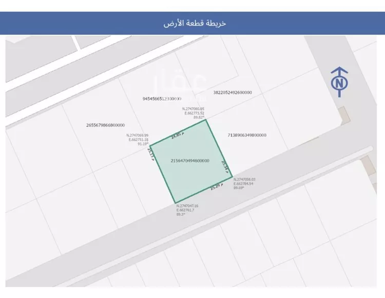 أرض للبيع في شارع محمد الواسطي, حي القيروان, مدينة الرياض, منطقة الرياض صورة 2