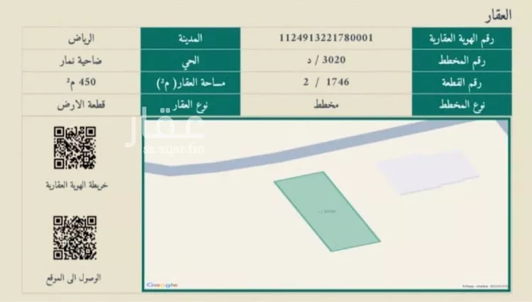 أرض للبيع في حي ضاحية نمار, مدينة الرياض, منطقة الرياض صورة 2