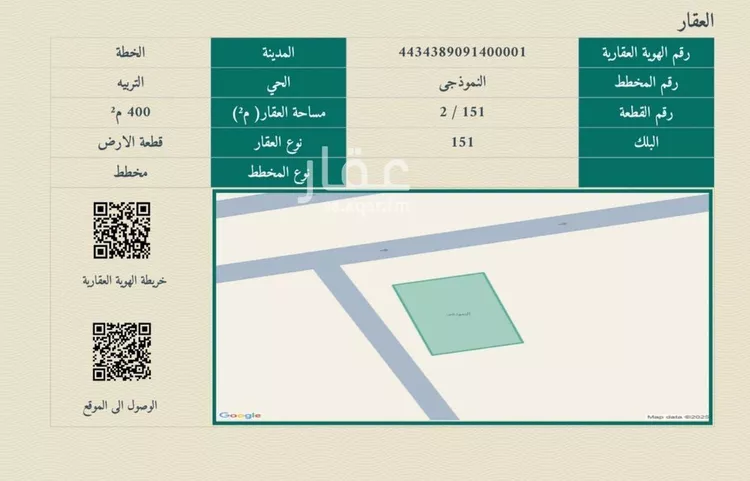 أرض للبيع في شارع الروضتين, حي التربية, مدينة التربيه, منطقة حائل صورة 2