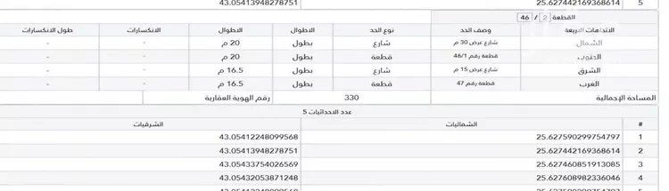 أرض للبيع في حي الصليبي, مدينة الصليبي, منطقة القصيم صورة 3