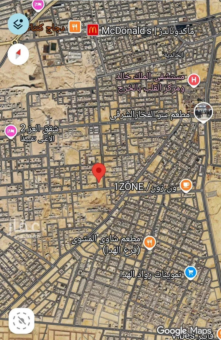 أرض للبيع في شارع داخلي , حي مشرف, مدينة الخرج, منطقة الرياض