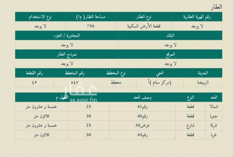 أرض للبيع في شارع سنام 205, حي سنام, مدينة سنام, منطقة الرياض صورة 2
