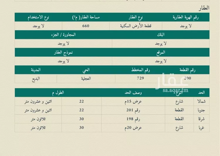 أرض للبيع في شارع فرعي, حي العجليه, مدينة العجليه, منطقة الرياض
